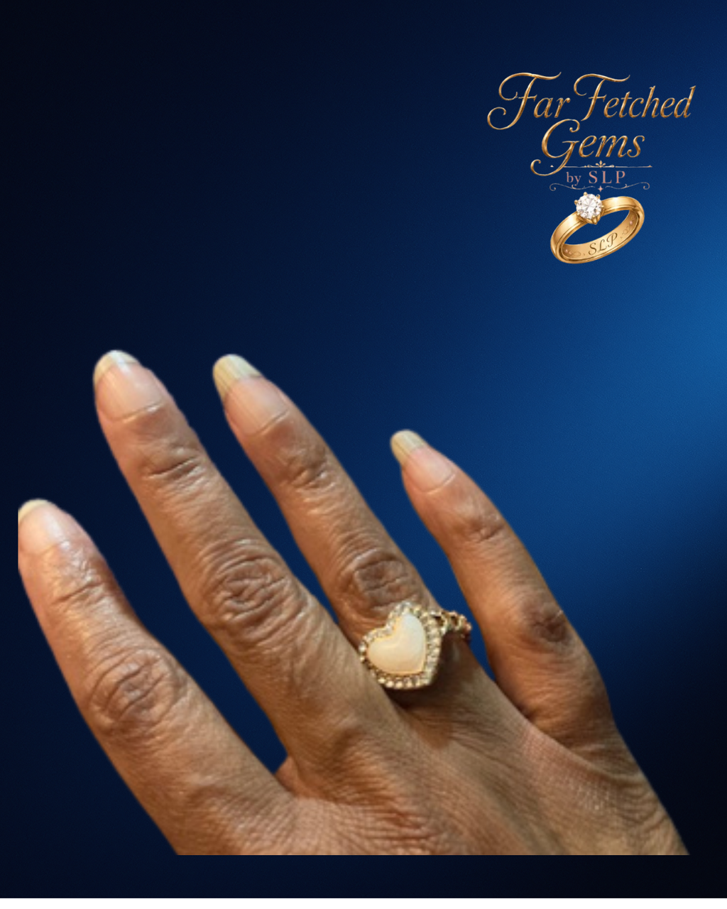 Hearts and Crown Ring Trio | Choose Your Colors