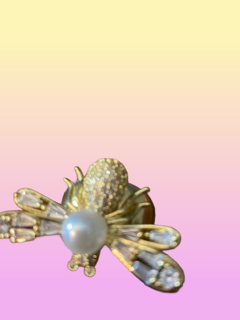 Far Fetched Gems SLP-Bee Ring-Copper and Gold Plated - Adults