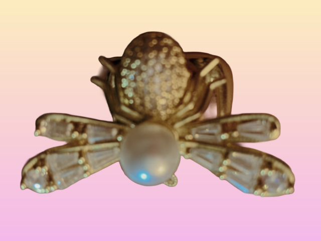 Far Fetched Gems SLP-Bee Ring-Copper and Gold Plated - Adults