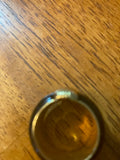 Far Fetched Gems by SLP-Adults-French-Style Gold-Plated and Black Ring