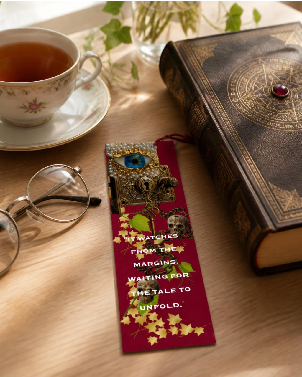 The Demon Eye Bookmarks Collection — 4 Gothic Printable Bookmarks | Digital Download
