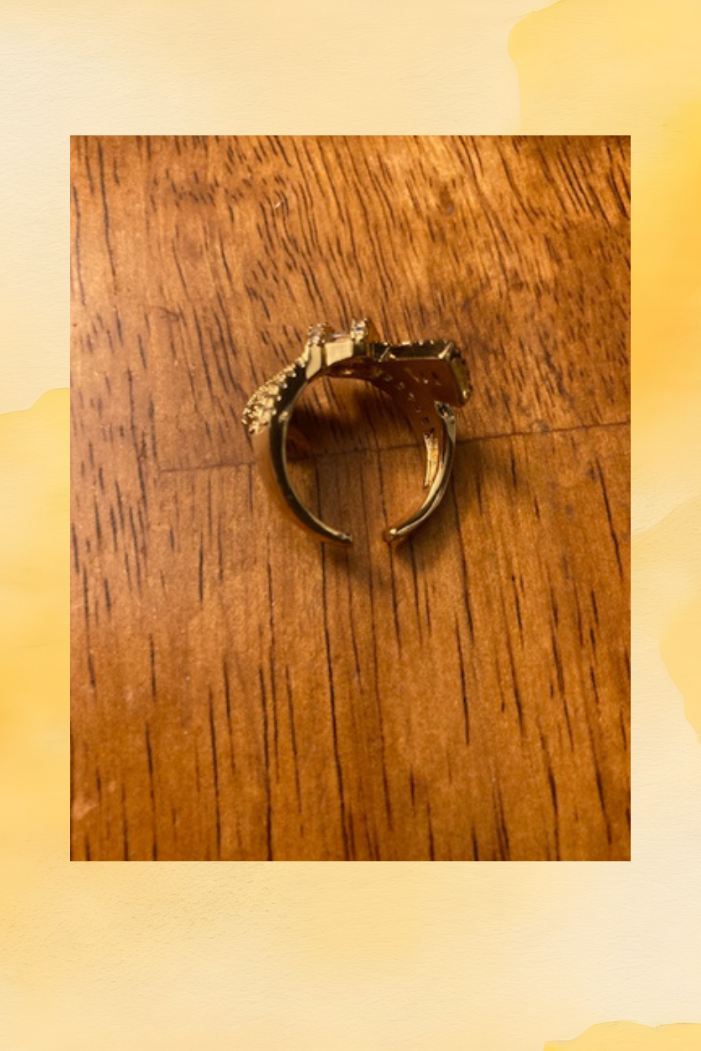 Far Fetched Gems SLP-Bronze Micro Pave-Knot Ring