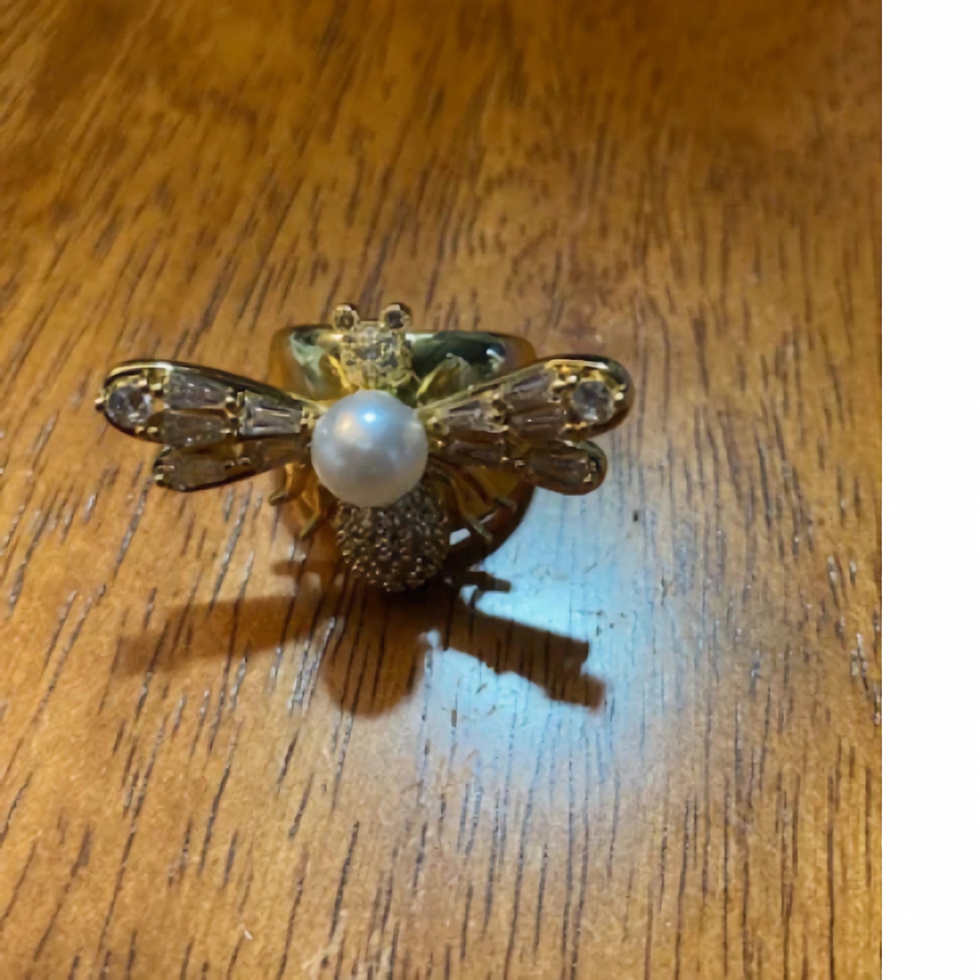 Far Fetched Gems SLP-Bee Ring-Copper and Gold Plated - Adults