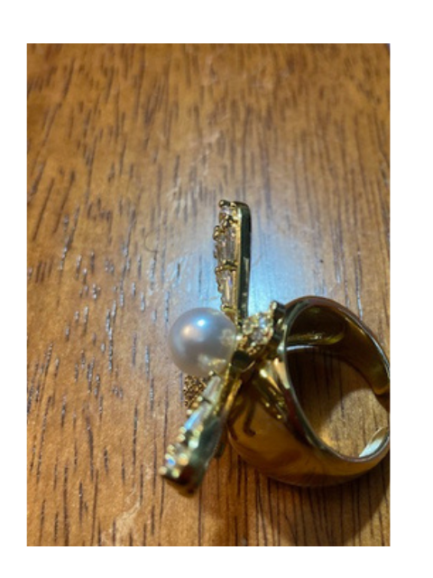 Far Fetched Gems SLP-Bee Ring-Copper and Gold Plated