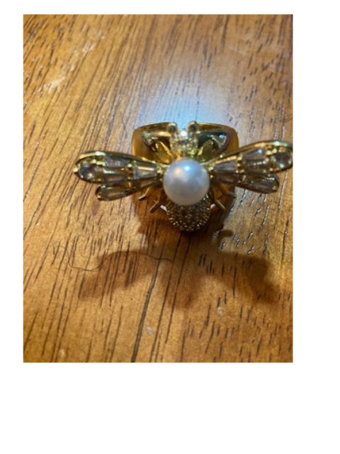 Far Fetched Gems SLP-Bee Ring-Copper and Gold Plated