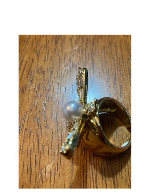 Far Fetched Gems SLP-Bee Ring-Copper and Gold Plated