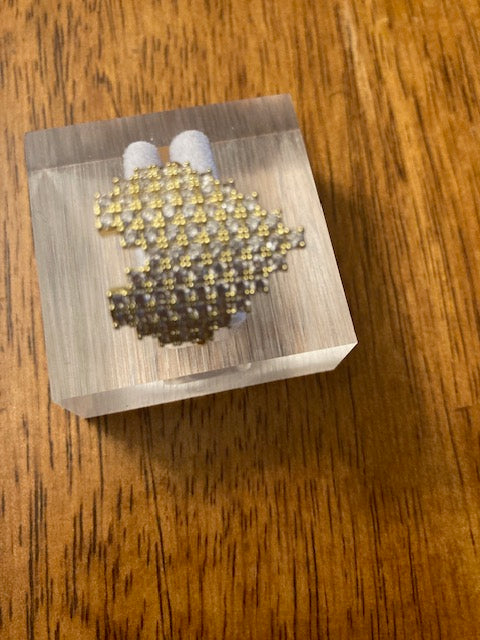 Far Fetched Gems SLP-Women's Multicolor-Heart Shaped-Copper Ring-Size 7