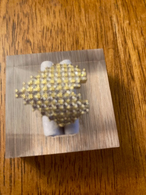 Far Fetched Gems SLP-Women's Multicolor-Heart Shaped-Copper Ring-Size 7