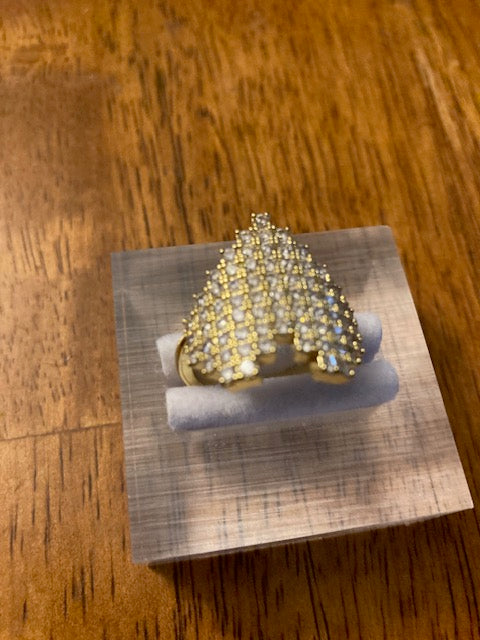 Far Fetched Gems SLP-Women's Multicolor-Heart Shaped-Copper Ring-Size 7