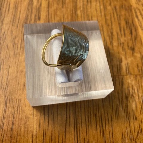 Far Fetched Gems SLP-Womens-Stainless Steel Ring-Adjustable Band