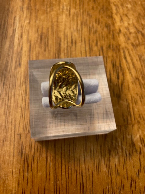 Far Fetched Gems SLP-Womens-Stainless Steel Ring-Adjustable Band