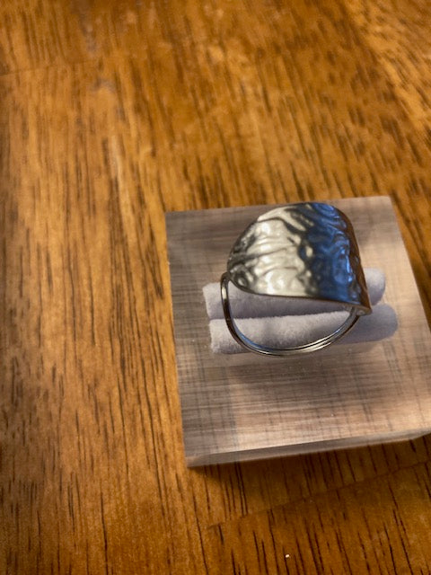 Far Fetched Gems SLP-Womens-Stainless Steel Ring-Adjustable Band