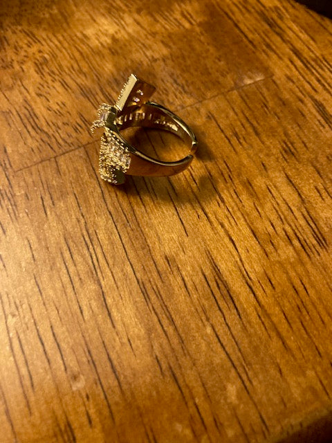 Far Fetched Gems SLP-Micro Pave-Knot Ring