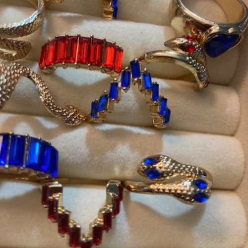 Far Fetched Gems SLP-Womens Adult-Stackable Rings-Multi-Colored