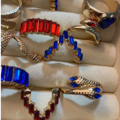 Far Fetched Gems SLP-Womens Adult-Stackable Rings-Multi-Colored
